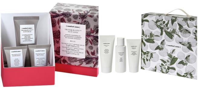 Set natalizi Comfort Zone Tranquillity Must Haves e Essential kit di Comfort Zone