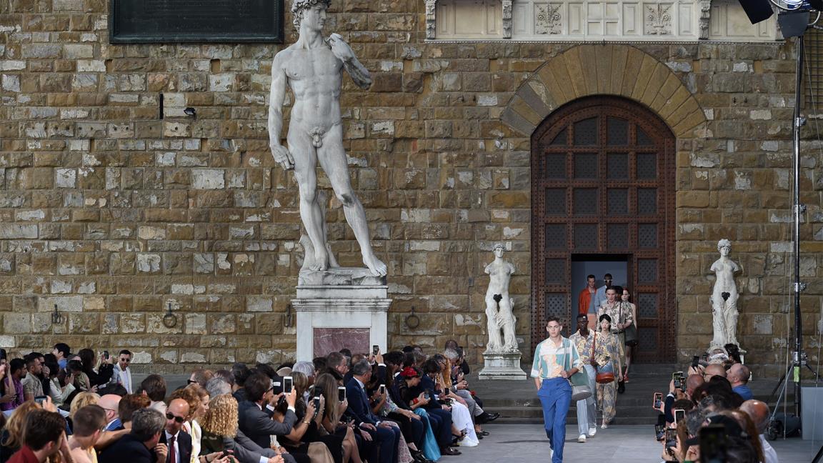 La sfilata Men P/E 2020 di Ferragamo a Firenze