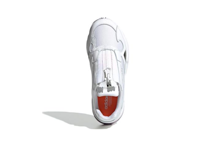 Adidas Falcon zip bianca Sneakers modello Adidas Falcon con zip colore bianco
