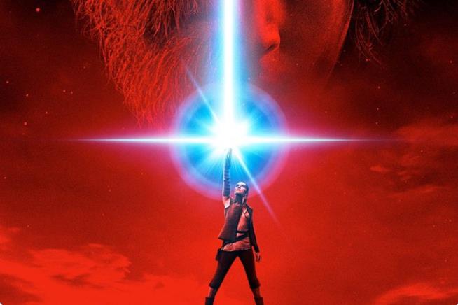 La trama di Star Wars: Gli Ultimi Jedi potrebbe essere stata svelata in alcune carte da collezione Un dettaglio del poster di Star Wars: Gli Ultimi Jedi