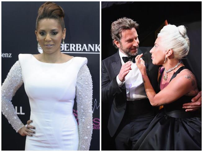 Mel B critica l'esibizione di Bradley Cooper e Lady Gaga agli Oscar Mel B, Lady Gaga e Bradley Cooper