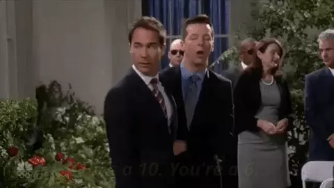 Will e Jack Una scena di Will & Grace