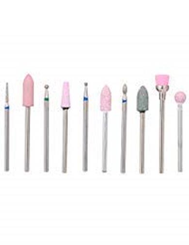 Set di 10 punte per fresa unghie