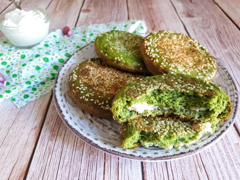 Pancake di spinaci Frittelle di verdura