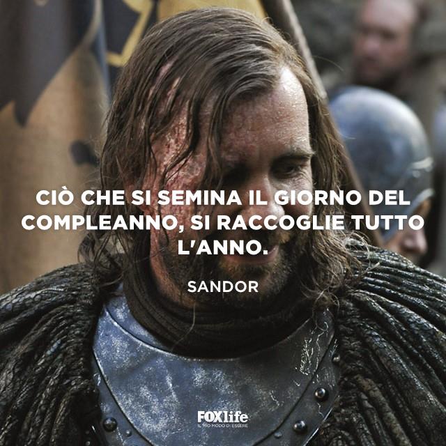 Frase Sandor Primo piano Sandor