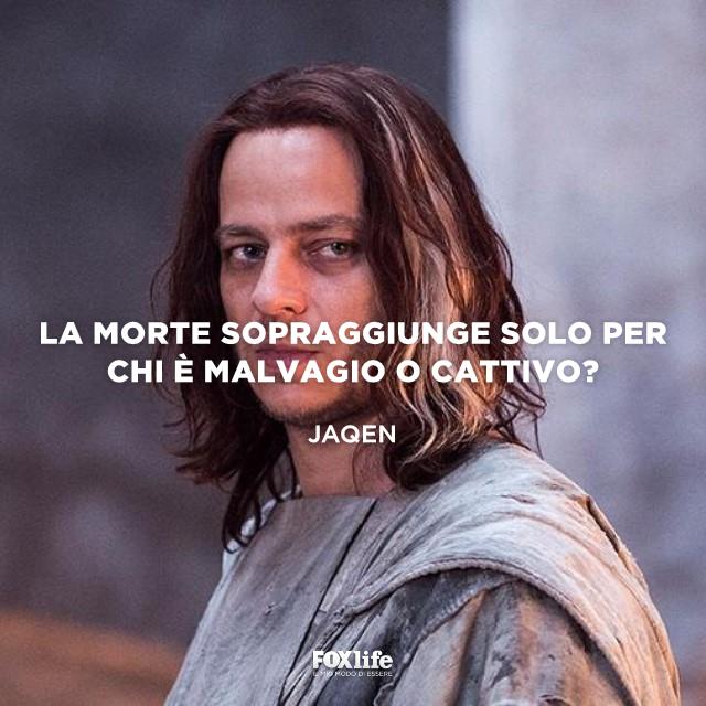 Frase Jaqen Primo piano Jaqen