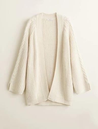 Cardigan maglia spessa