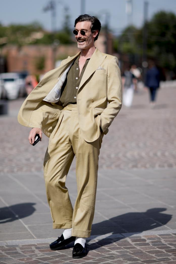 Street style Pitti Uomo 96, tailoring Street style Pitti Uomo 96