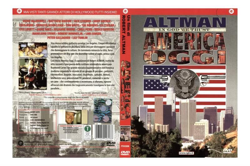 America Oggi un film di Robert Altman con Frances McDormand La cover del DVD di America Oggi, regia di Robert Altman
