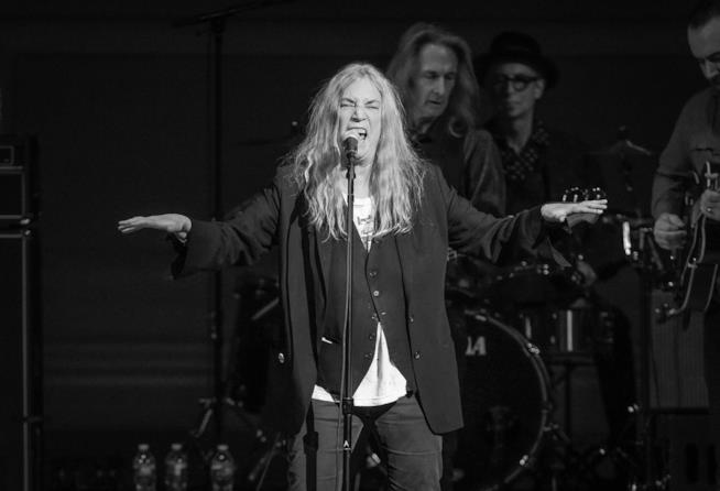 La cantautrice Patti Smith Patti Smith, poetessa del rock