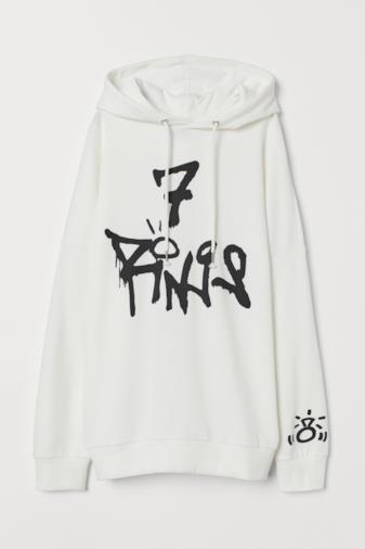 Felpa oversize con cappuccio
