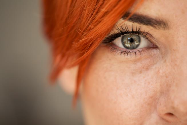 Frasi sugli occhi Primo piano di un occhio verde di una donna