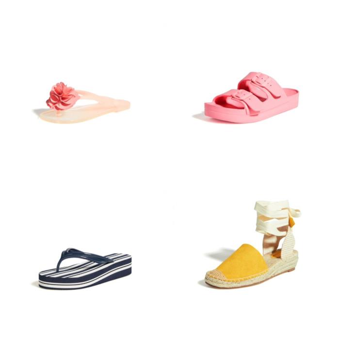 Infradito, ciabattine ed espadrillas per il mare estate 2018 Le scarpe per il mare di tendenza per l'estate 2018