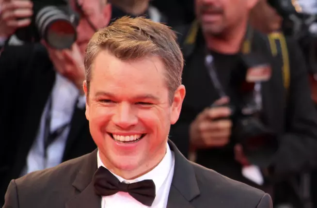 Matt Damon a Venezia 74 racconta gli Stati Uniti di oggi: nevrotici, caotici, minuscoli. Matt Damon a Venezia 74