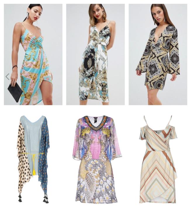Foulard dresses, abiti in stile foulard di moda per l'estate 2018 Gli abiti foulard di tendenza per l'estate 2018