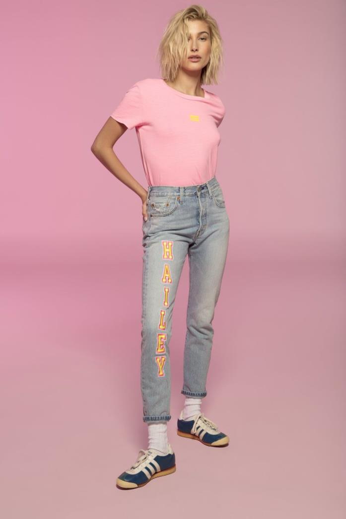 Hailey Baldwin Levi's Jeans Levi's indossati da Hailey baldwin