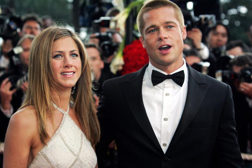 Jennifer Aniston si arrabbiò molto per la prima intervista di Angelina Jolie e Brad Pitt Jennifer Aniston e Brad Pitt