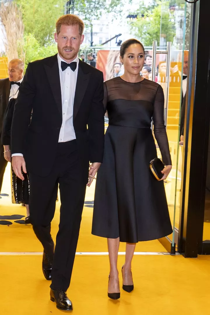 Il Re Leone première Meghan e Harry insieme alla prima de Il Re Leone