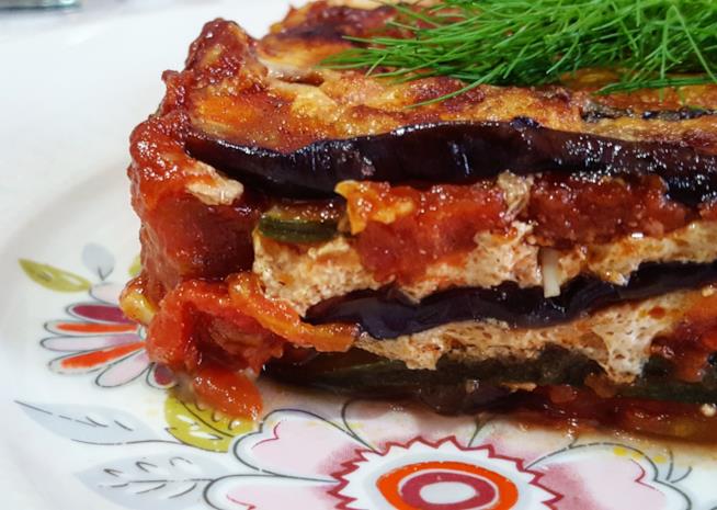 Sformato Tortino a strati con verdure