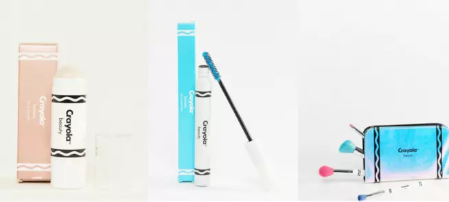 Illuminante, mascara colorato e kit di pennelli di Crayola Beauty Crayola Beauty