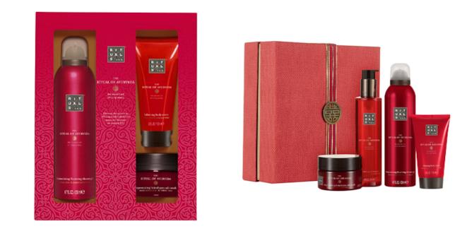 Kit Ritual of Ayurveda beauty kit natalizio con i prodotti della linea Ritual of Ayurveda