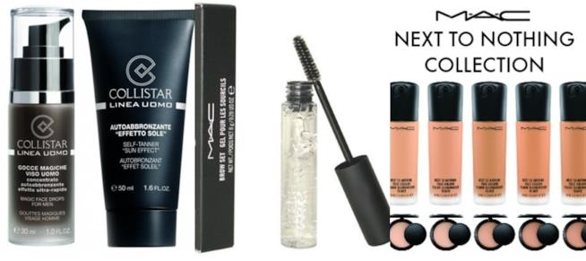 Autoabbronzante Collistar, Brow set e fondotinta next to nothing Mac Cosmetics Prodotti per make up da uomo Collistar e Mac