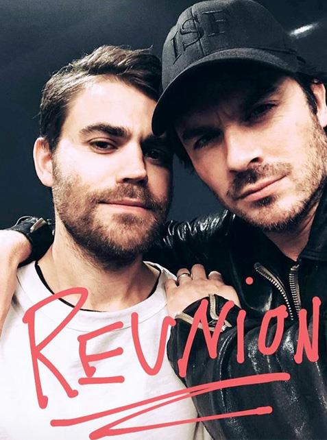 Paul Wesley e Ian Somerhalder posano insieme su Instagram Paul Wesley e Ian Somerhalder insieme su Instagram