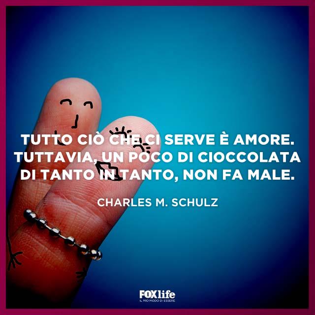 Frase sull'amore Dita disegnate con delle faccine