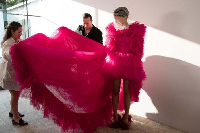 Giambattista Valli Abito di Giambattista Valli nel backstage