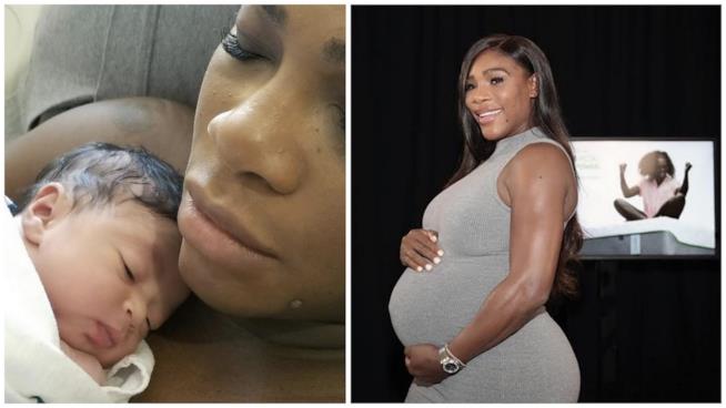 Serena Williams e la prima foto sui social della sua piccola Serena Williams con sua figlia su Instagram