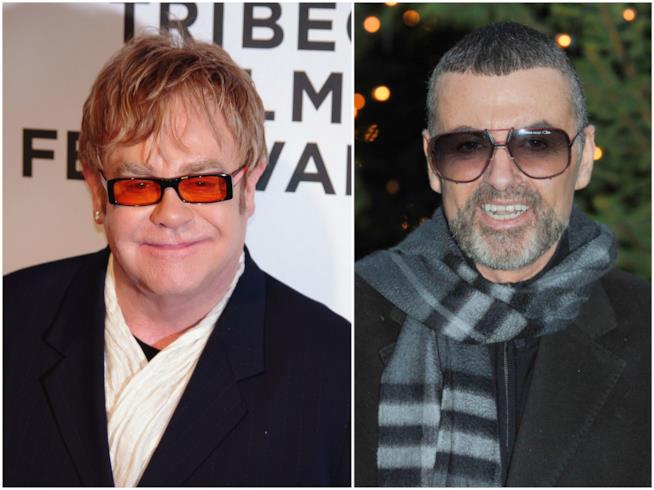 Elton John ha provato ad aiutare George Michael a uscire dalla droga Elton John e George Michael