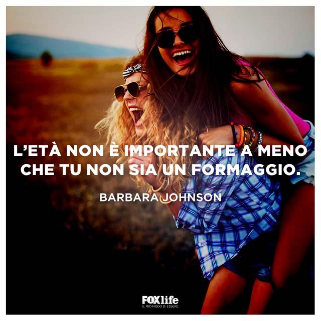 Aforisma Barbara Johnson Ragazza a cavalcioni su un'altra ragazza