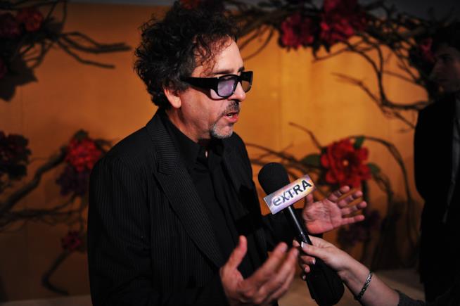 Tim Burton Il regista Tim Burton al MoMA di New York