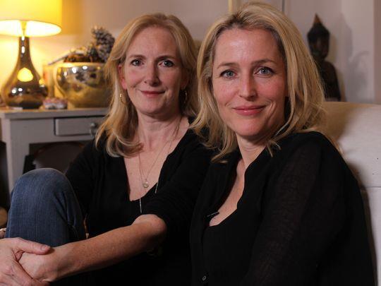 Jennifer Nadel e Gillian Anderson Jennifer Nadel con Gillian Anderson