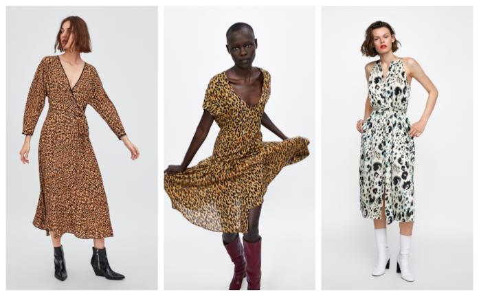 Abiti con la stampa animalier di moda per l'autunno inverno 2018-19 Con la stampa animalier, gli abiti di tendenza A/I 2018-19