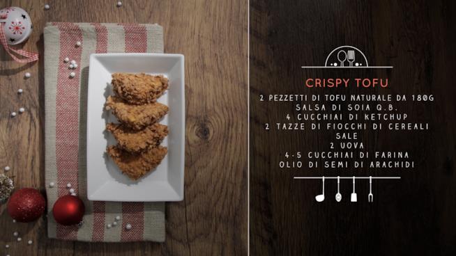 Crispy tofu impanati e fritti Crispy tofu