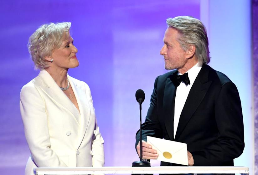 Gli attori Michael Douglas e Glenn Close Michael Douglas e Glenn Close