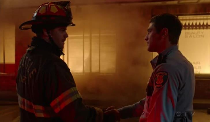 Ryan e Jack Ryan e Jack in una scena di Station 19