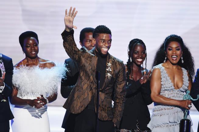 SAG Awards 2019: i vincitori e i momenti da ricordare Il cast di Black Panther
