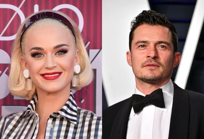 Katy Perry e Orlando Bloom Katy Perry insieme al fidanzato Orlando Bloom