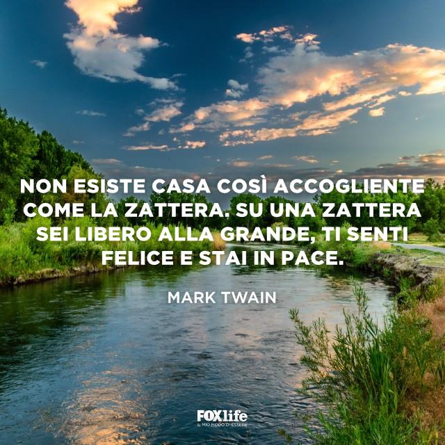 Frase zattera Corso di un fiume
