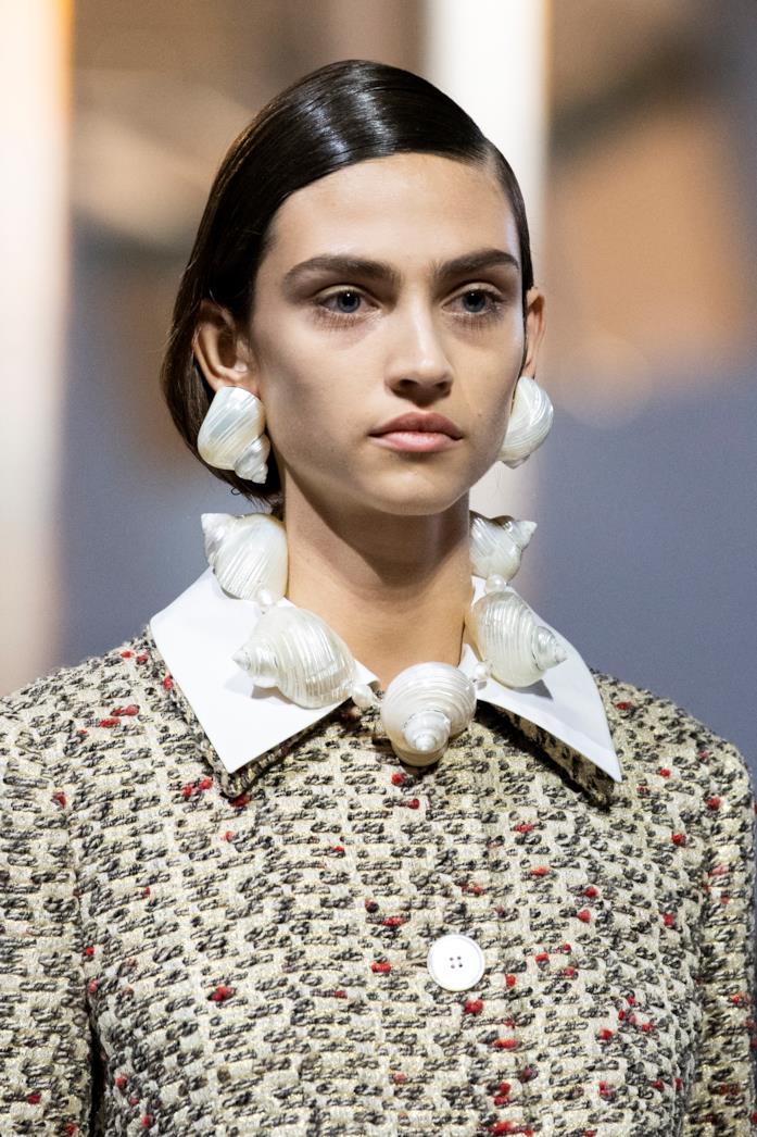 Sfilata Prada Un look della sfilata di Prada