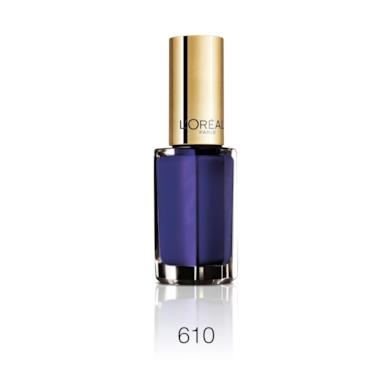 Smalto blu brillante