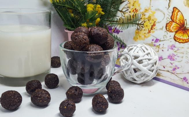 Palline al cacao Cereali al cioccolato