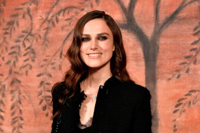 Keira Knightley in vacanza in Italia L'attrice Keira Knightley