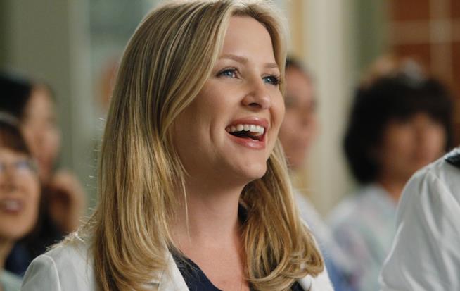 L'attrice Jessica Capshaw Jessica Capshaw, attrice