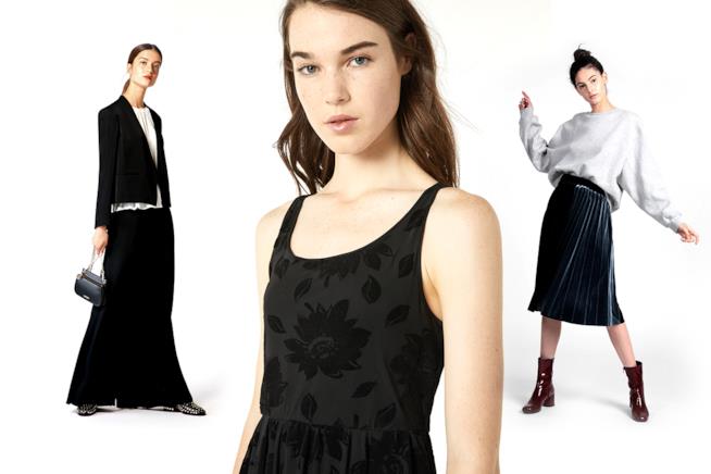 Abiti eleganti si uniscono alle scarpe e le borse glam Abiti, scarpe e borse di tendenza per l'inverno 2018