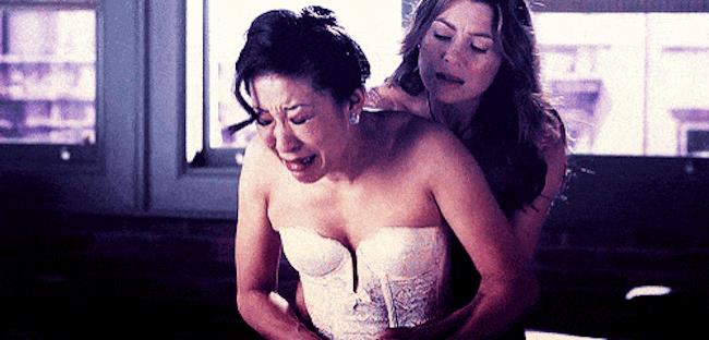 Grey's Anatomy 3: Cristina e Meredith Grey's Anatomy 3: Meredith consola Cristina dopo l'addio di Burke