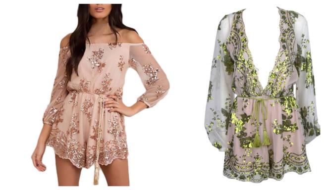 Tuta jumpsuit corta effetto gonna pantalone per l'estate 2018 Corta, la tuta jumpsuit di tendenza P/E 2018