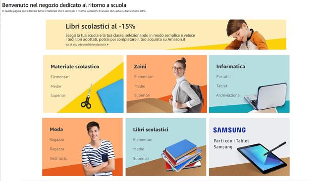 Ritorno a scuola su Amazon Ritorno a scuola Amazon: articoli scolastici